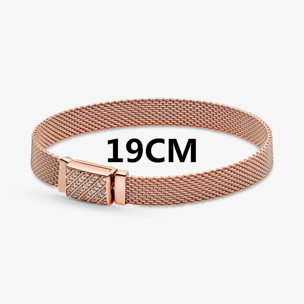 2022 Hot Sale 925 Sterling Silver 18 models Zircon Safety chain Charms Bead Fit Original Pandora Bracelets Charm Dangle DIY