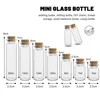 10Pcs Mini Clear Glass Bottles with Cork Stopper Wishing Drifting Bottles Wedding Party Decor DIY Craft Glass Spice Jars Vials 6