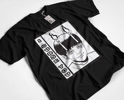 

Хлопковая аниме рубашка Junji Ito