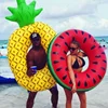 Inflatable Buoy Pool Float Pineapple Watermelon Swimming Ring for Adults Summer Water Sport Swim Circle Pool Party Toys 2