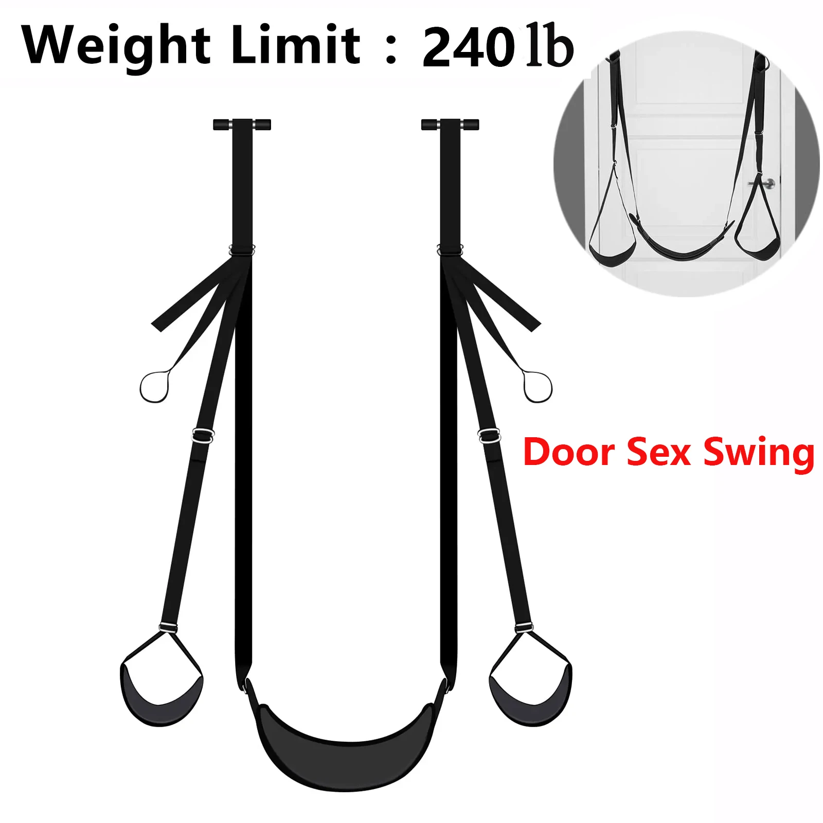 Sex Toys For Couples Sex Swing Sex Furniture Fetish Bondage Adult Games Seat And Leg Pad Indoor Sex Erotic Hanging Door Swing