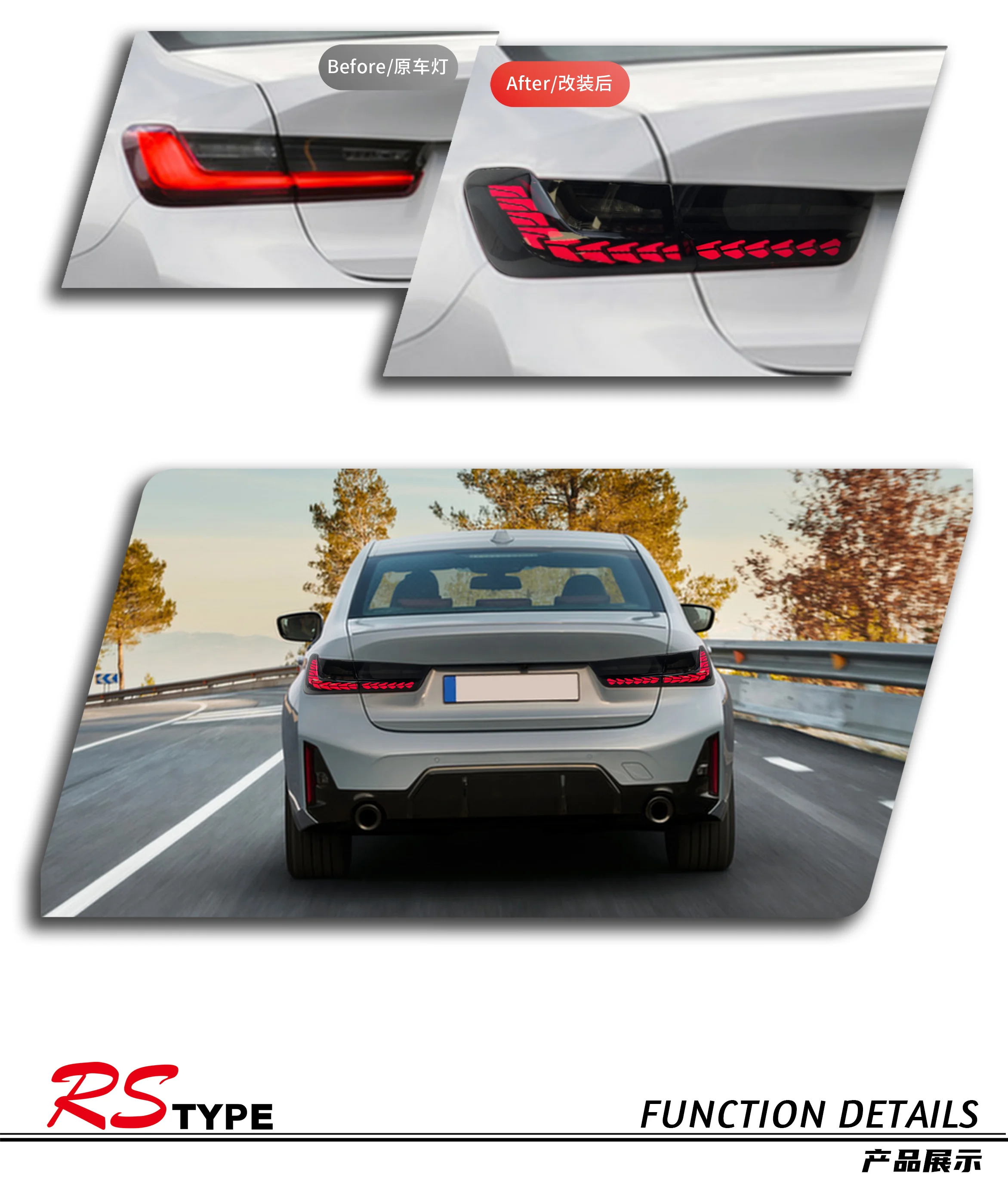 1PAIR LED テールライト アセンブリ トヨタ FJ クルーザー 2007-2015 テールランプ LED リアテールライト カスタムパーツ 1 ペア LED テールライトアセンブリトヨタハイラックス Vigo 2004-2014