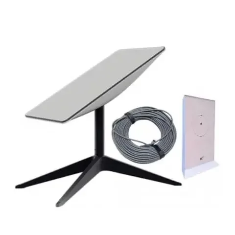 Nuovo Kit Internet Satellitare Starlink Di Alta Qualità V2 Con Router Piatto Rettangolare E Adattatore Per Tubi