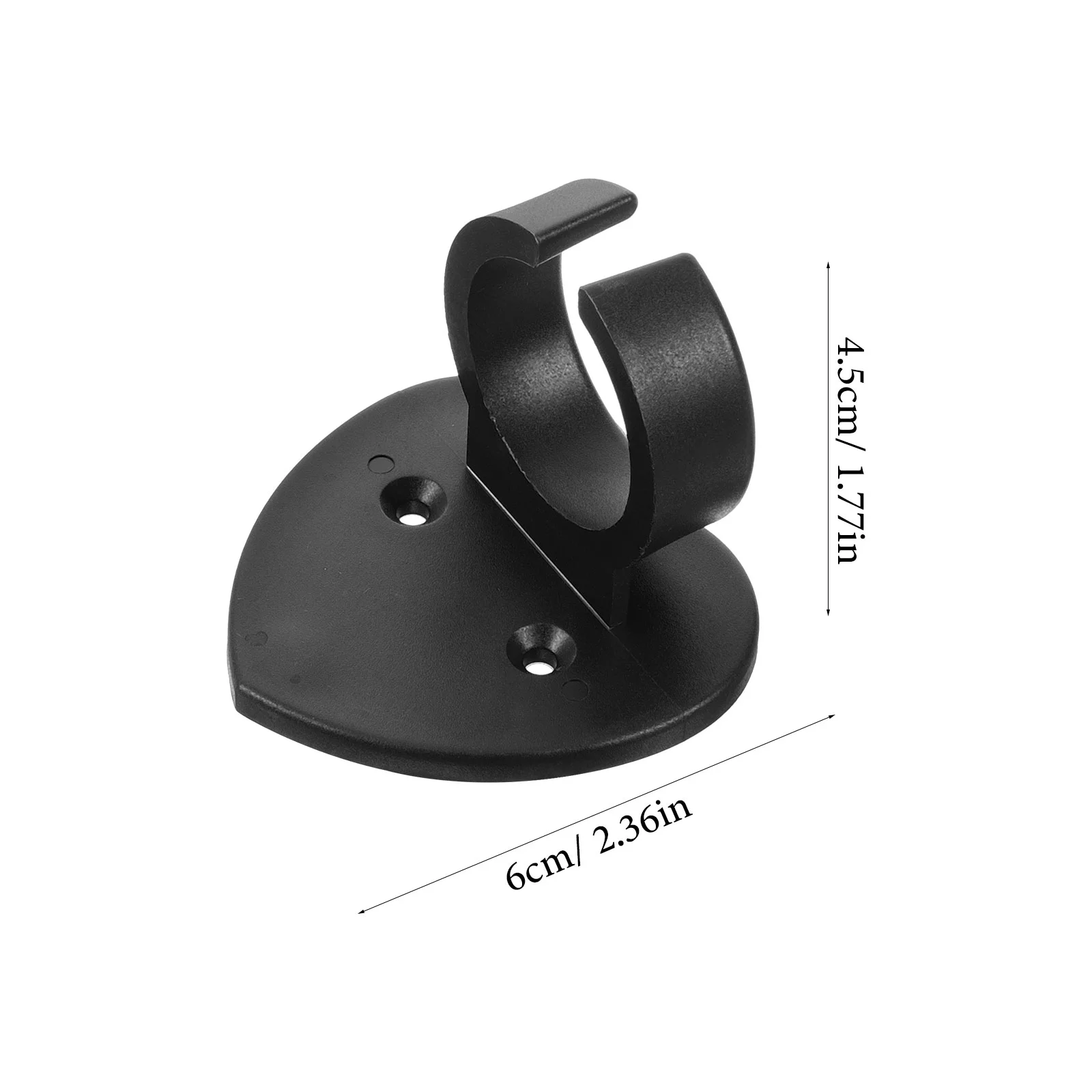 Microphone Clip Holder 6 Pcs Heart Shaped Wireless Microphone Holder Clip Wall Mount Bracket For Stand Abs Plastic Microphone Accessories Hook Wall