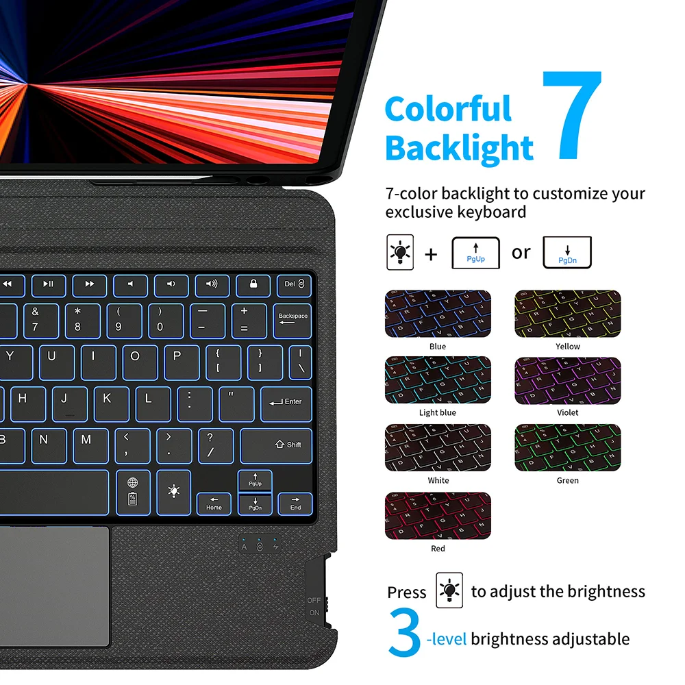 Detachable Magic Keyboard Case For iPad Pro 11