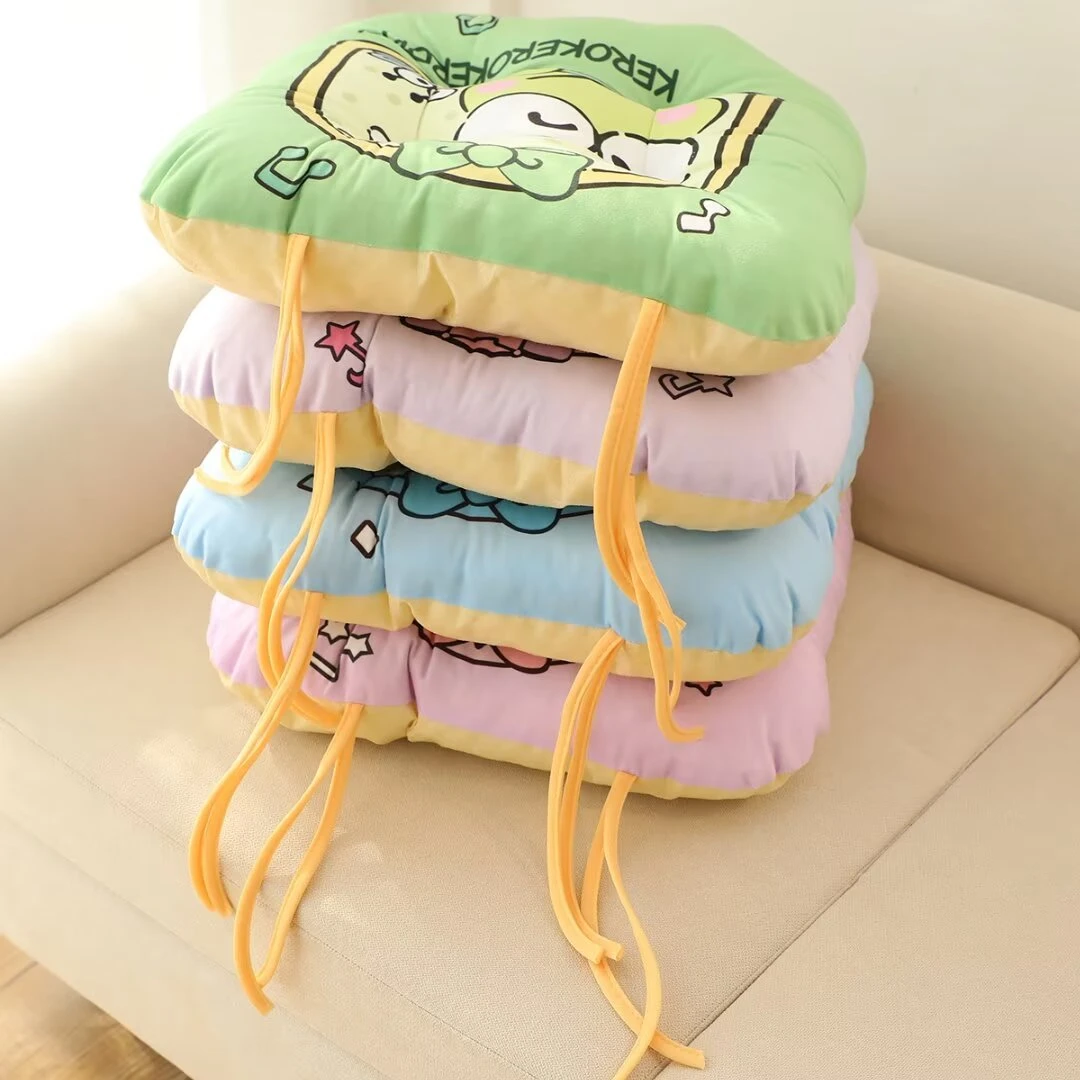 Lovely Sitting Cushion Kuromi My Melody Hello Kitty Cinnamoroll Kawaii Japanese Style Cartoon Printed Seat Cushion Chair 5