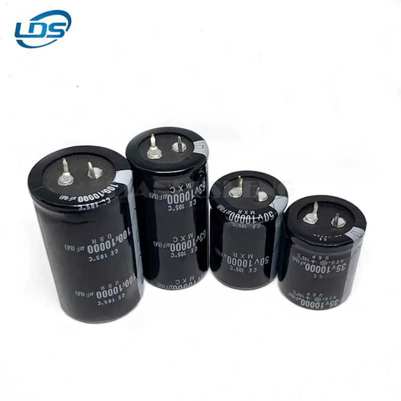 1PCS 25V10000UF 25X30 Horn electrolytic capacitors 10000UF 25V 25*30