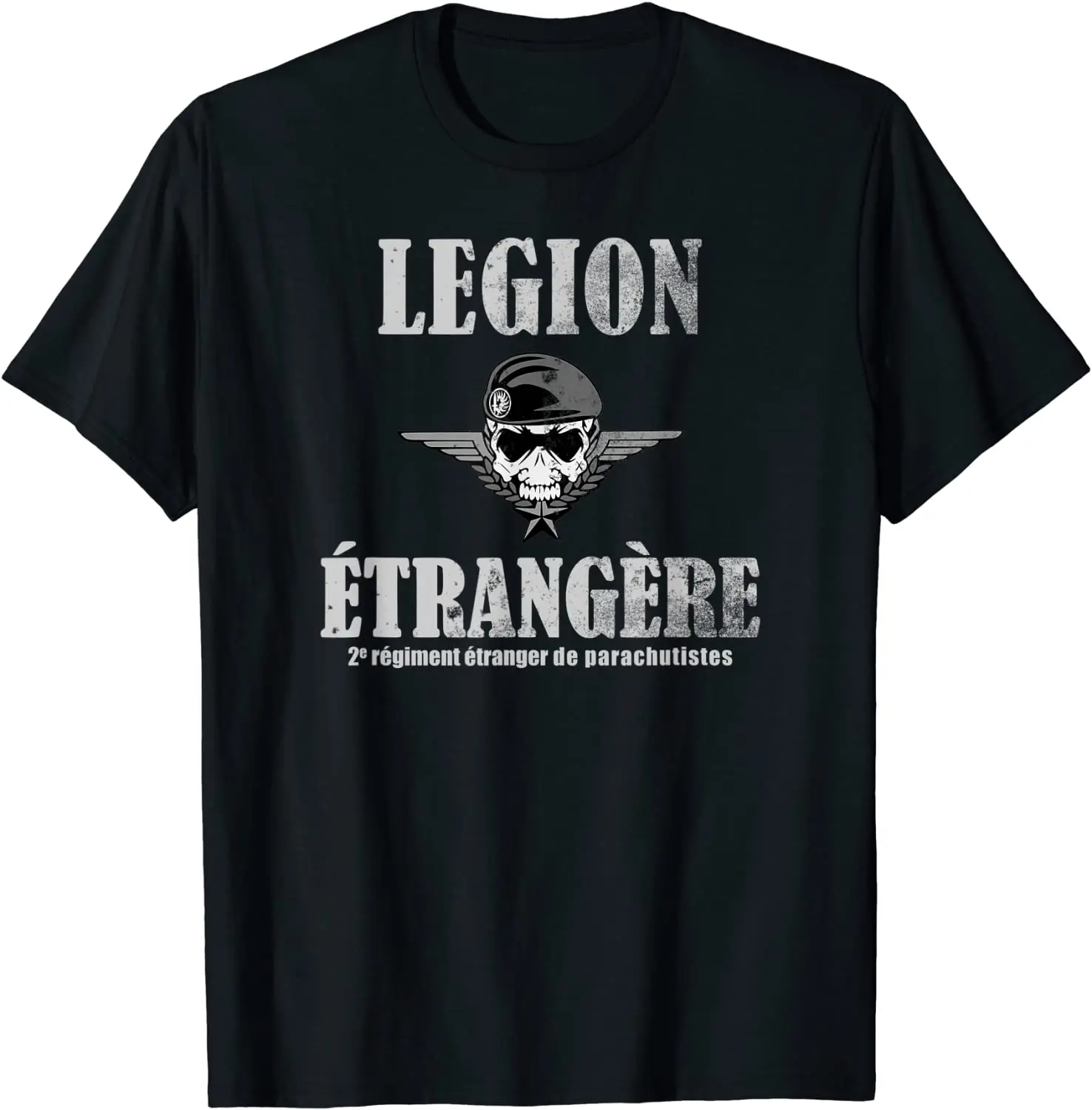 

French 2 Rep Legion Etrangere Men T-shirt Short Sleeve Casual 100% Cotton O-neck T Shirts