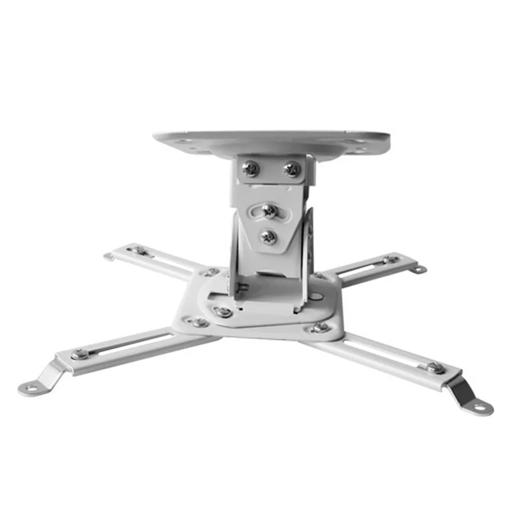 

NEW-Projector Bracket Ceiling Mounting Bracket,Tilted Retractable For Inch 1/4 Screw Hole,30Cm Claw Pitch Projector