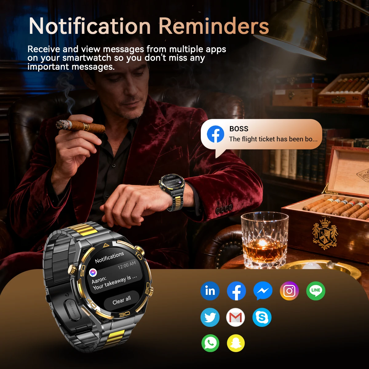 Blackview W90 Pro Smartwatch 1.43" AMOLED Display Up to 20 Days Battery Life,Bluetooth Calling,Heart Monitor,Smartwatch man
