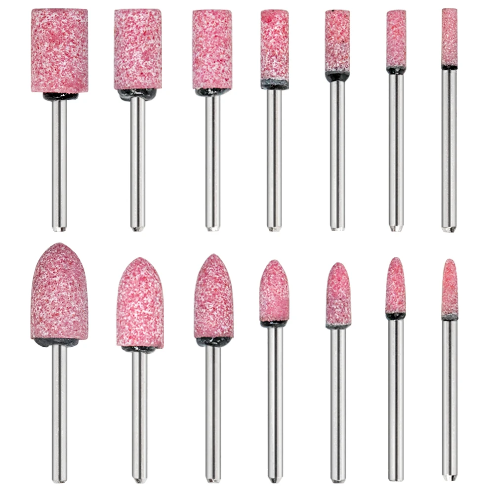 10pcs Ceramic Grinding Head Polishing Wheel Electric Drill Bit Wheel