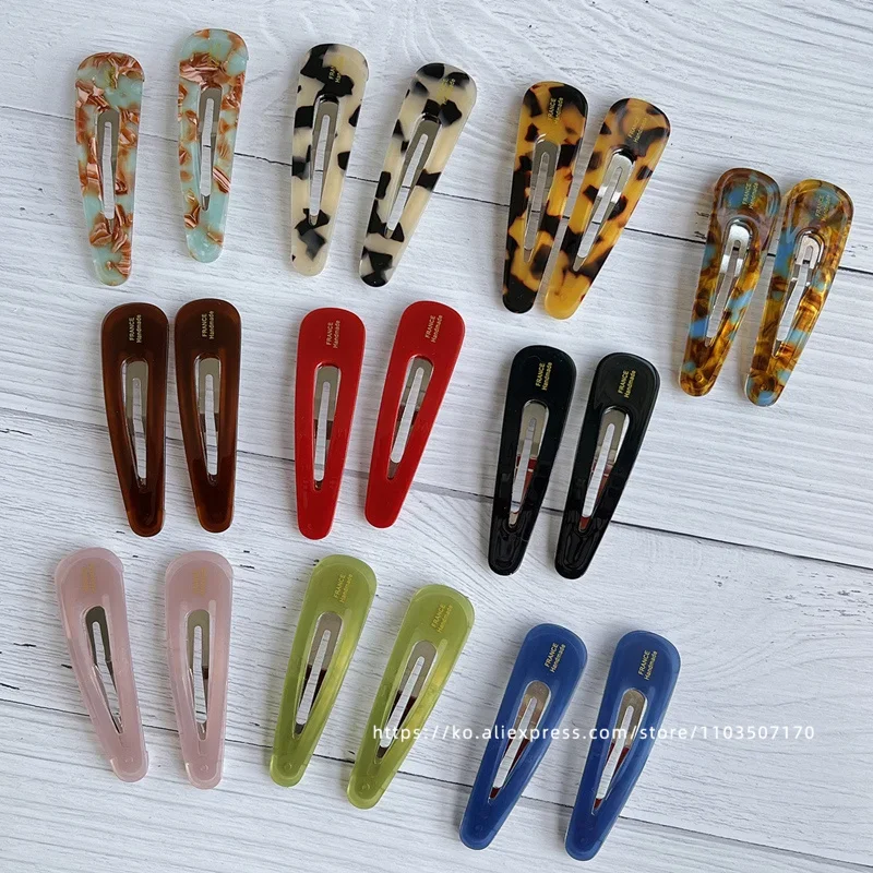 South Korean France medium size breaking clip BB clip French style temperament side clip bangs clip hair clip