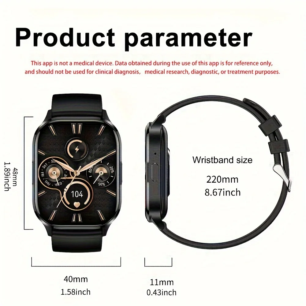 SENBONO 2024 새로운 AMOLED Smartwatch 남성 블루투스 통화 피트니스 트래커 IP67 방수 스마트 시계 남성 여성 IOS 안드로이드
