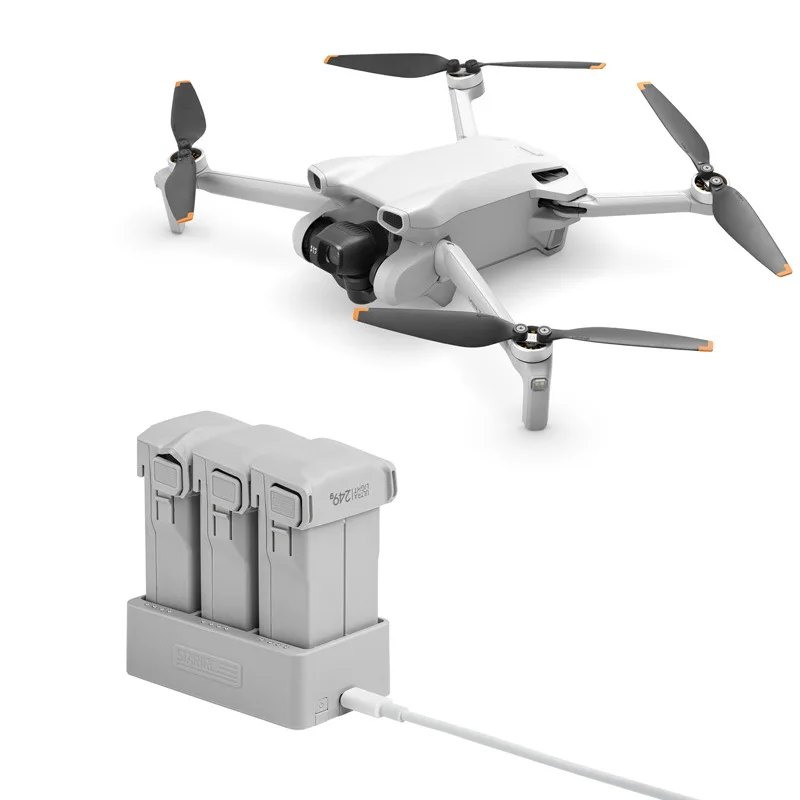 

Быстрозаряжающий концентратор 3 в 1 для DJI Mini 3 Pro, аксессуары для быстрого автоматического обнаружения аккумулятора, зарядное устройство Батлер