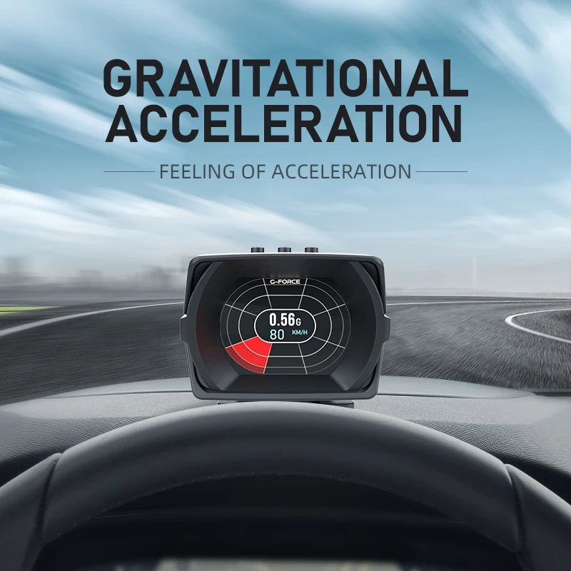 OBD GPS ӵ HUD  ÷, ͺ  µ,  µ, ǵ ̽ Ŭ LCD , A450, ֽ