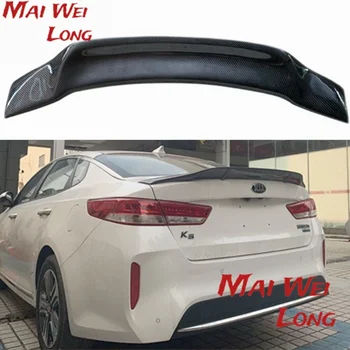 Spoiler Nero con Luce Freno per Kia K5 Optima 2011-2019, Alettone Posteriore per Tetto e Bagagliaio