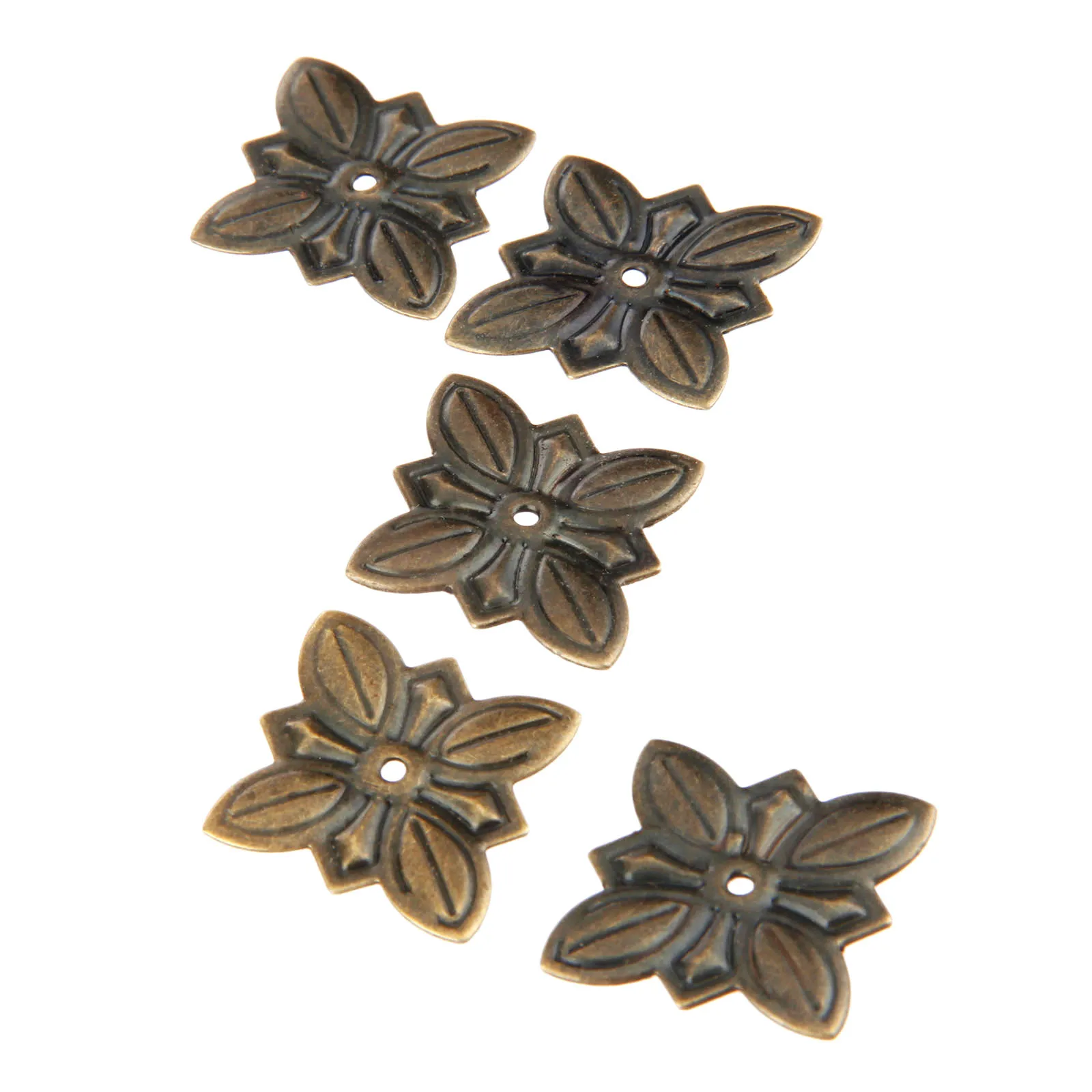 DRELD 50Pcs Antique Bronze Furniture Upholstery Nail Tachas Jewelry Gift Case Box Door Sofa Decorative Tack Stud Pushpin 30*27mm upholstery nail