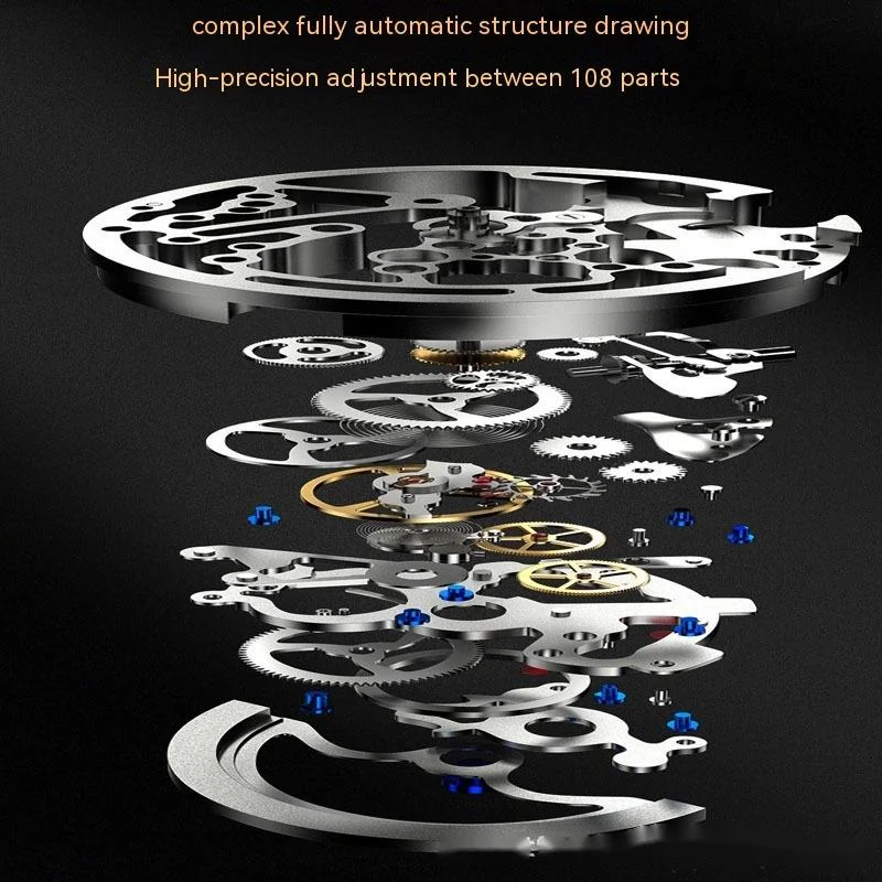 Men's Quartz Watch Ultra Thin Automatic Mechanical Style Waterproof_voghion.com