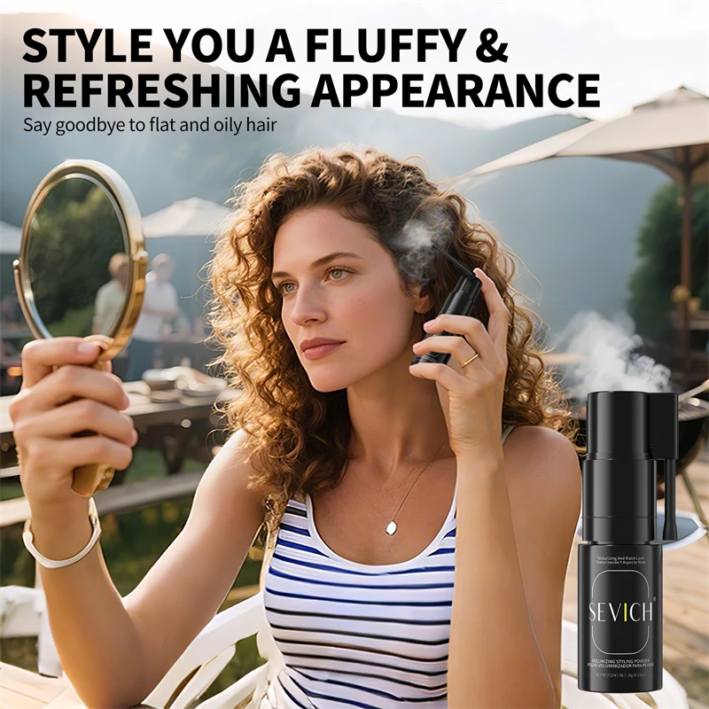 SEVICH Fluffy Hair Powder 4g Oil Control Volumizing Hair Styling Powder Long-Lasting Hold Hair Powder Spray for Men & Women view 4