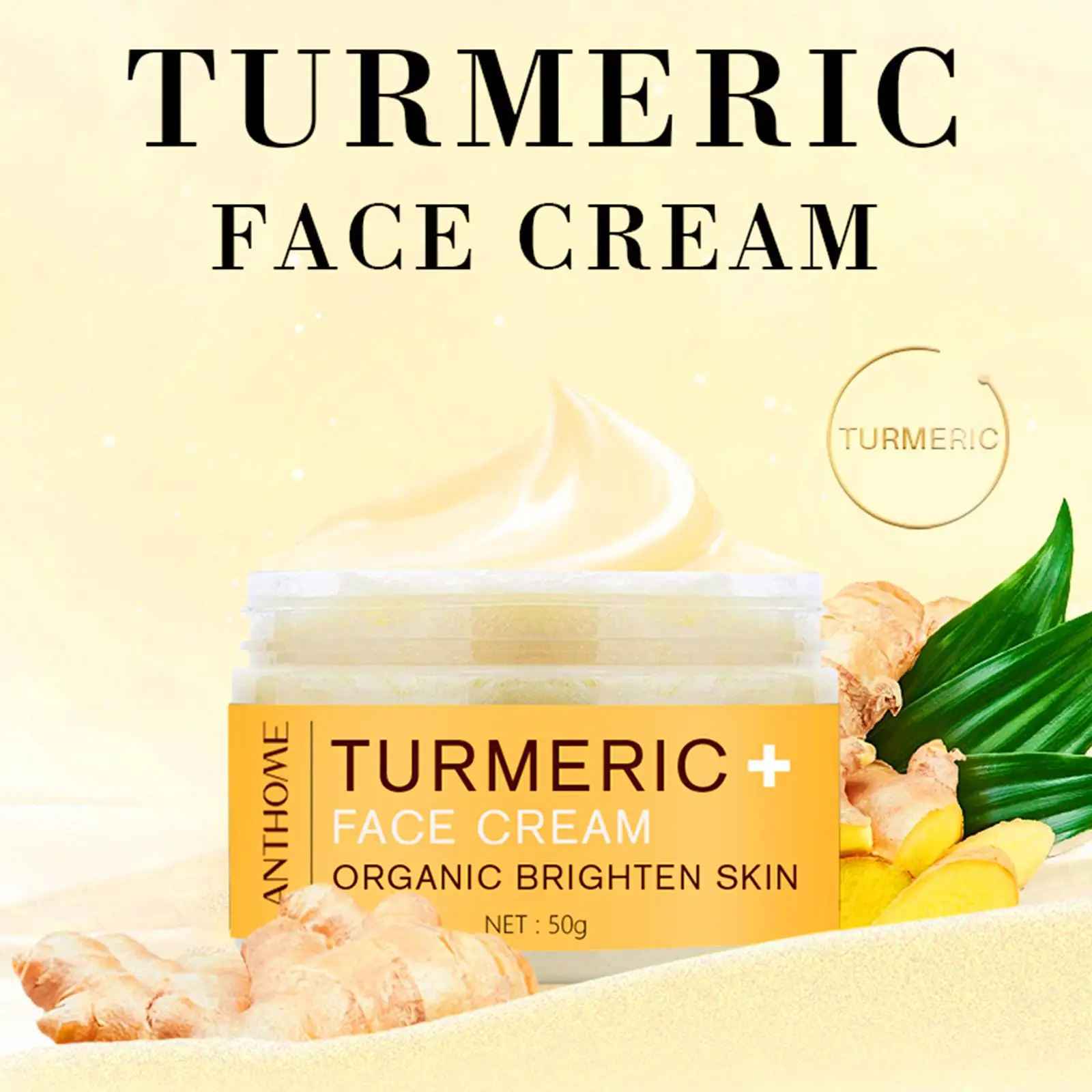 5pcs Face Care Sets Turmeric Facial Acne Cleansing Cream Anti-Aging Serum Dark Skin Moisturizing Spots Turmeric Fade