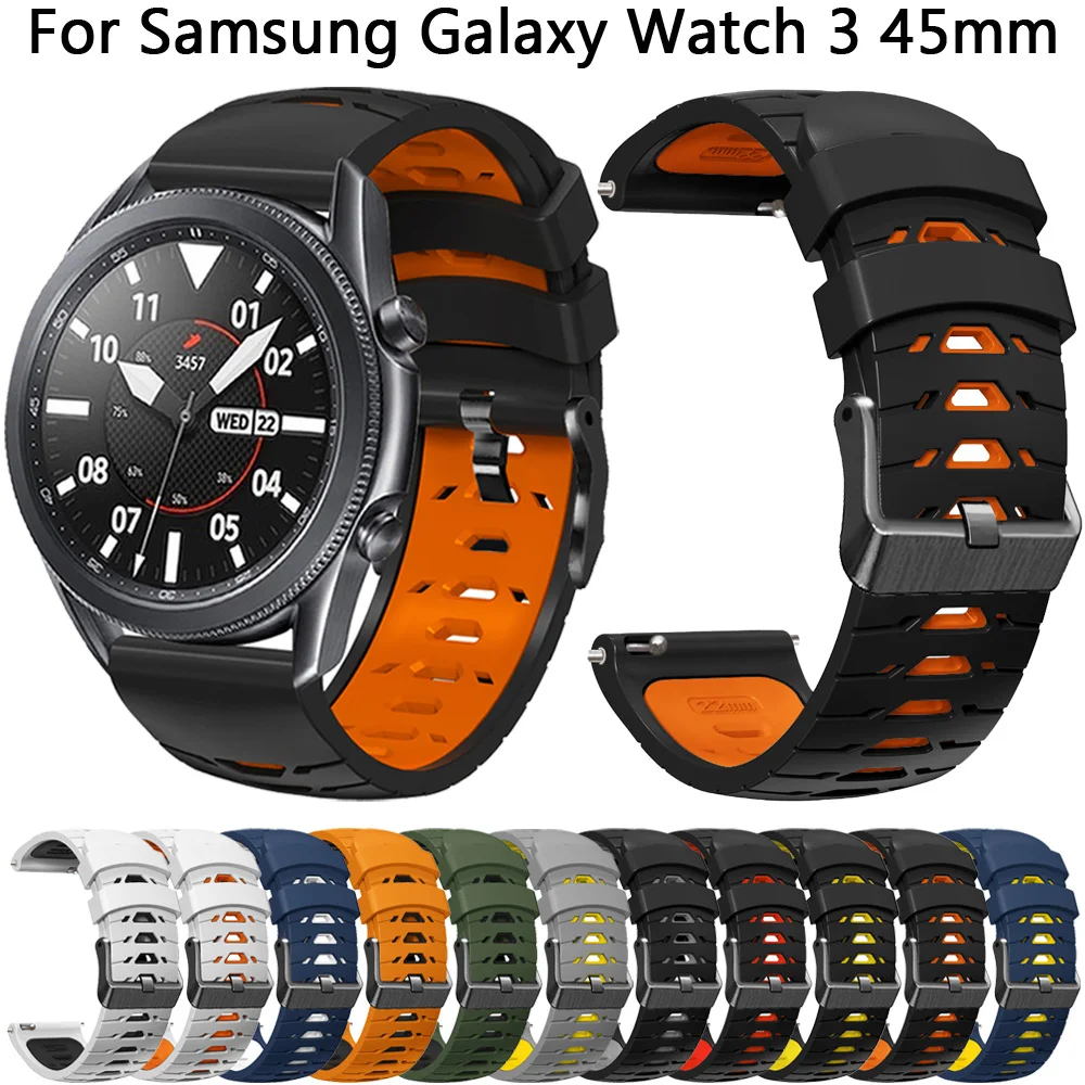 Silicone Smartwatch Replacement Band, 22mm Strap