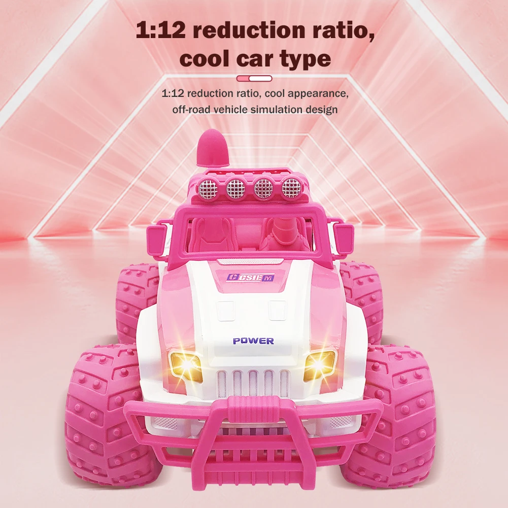 1:12 오프로드 고속 차량 크롤러 운전 RC 자동차, 어린이 장난감, 여아 선물, 2.4G 리모컨