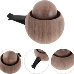 Natural Wood Essential Oil Diffuser for Home and Car - Elegant and Compact Aromatherapy Solution for Any Room (1pc)
