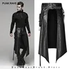 PUNK RAVE Men's Punk Removable Side Stereo Pocket Half Skirt Stage Performance Party Club Cosplay Men  Pants 1