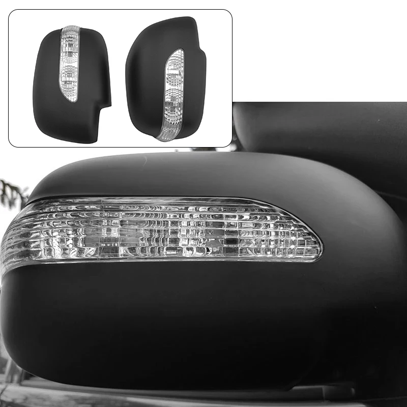 

Newcar Side Mirror Cover Rear View Mirror Cover With Indicator For Toyota Hilux Vigo SR5 Double Cabin Fortuner RX330