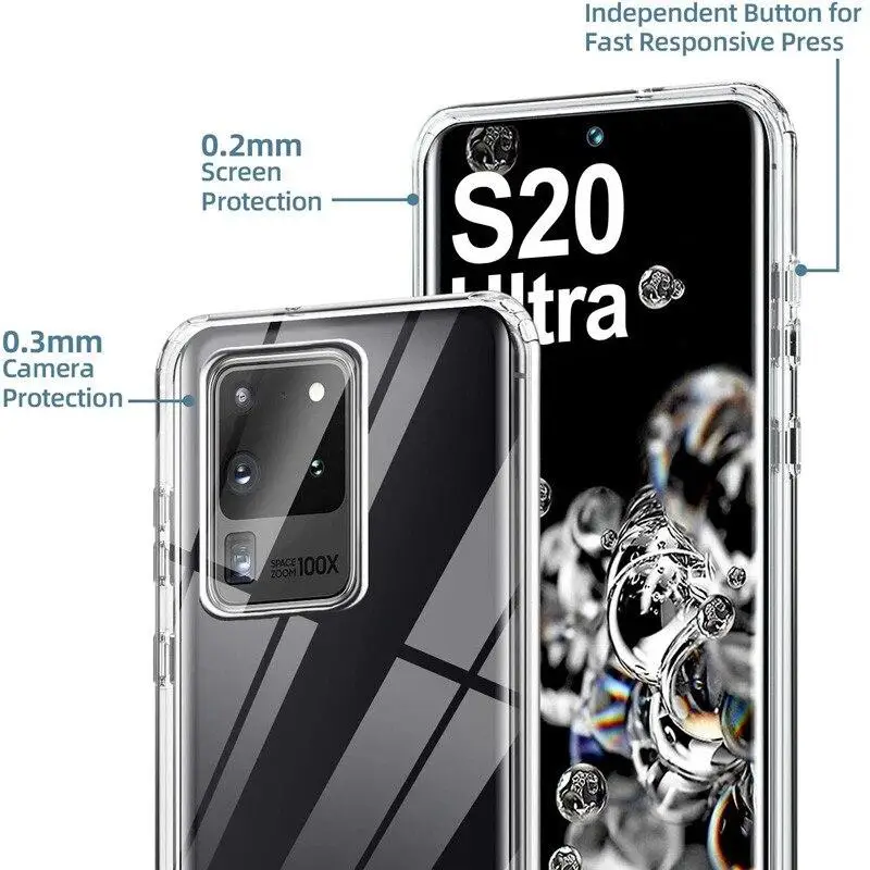 Enhanced 360° Full Body Protective Case with Front and Back Cover