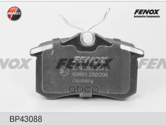 Колодки тормозные задние AUDI A4 (B6 B7) A6 (C5) / VW Passat Golf Jetta CITROEN C2 PEUGEOT 405 FENOX арт. BP43088 |