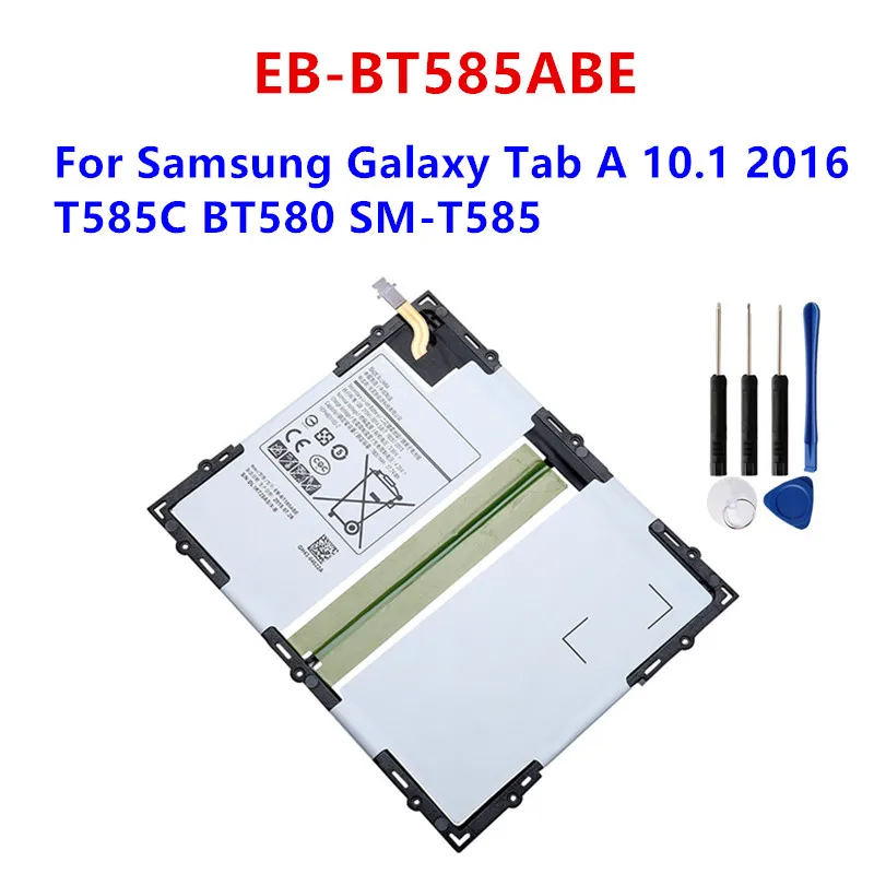 EB BT585ABE Orginal Tablet 7300mAh battery For Samsung Galaxy Tablet Tab A 10.1 2016 T580 SM