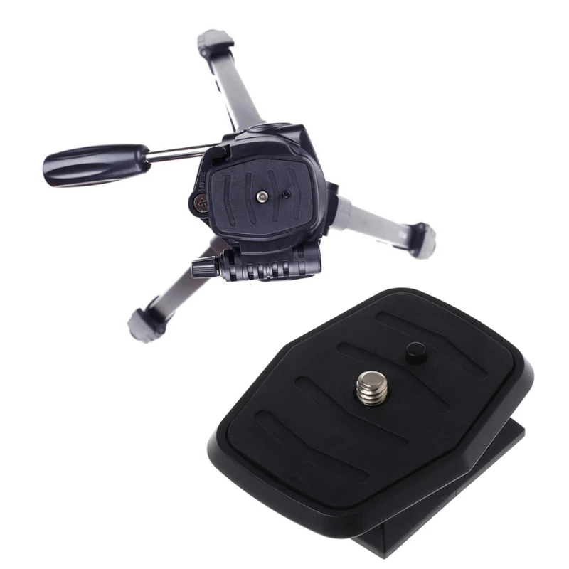Quick Release Plate Universal QB-4W Tripod Screw Adapter For YUNTENG Velbon