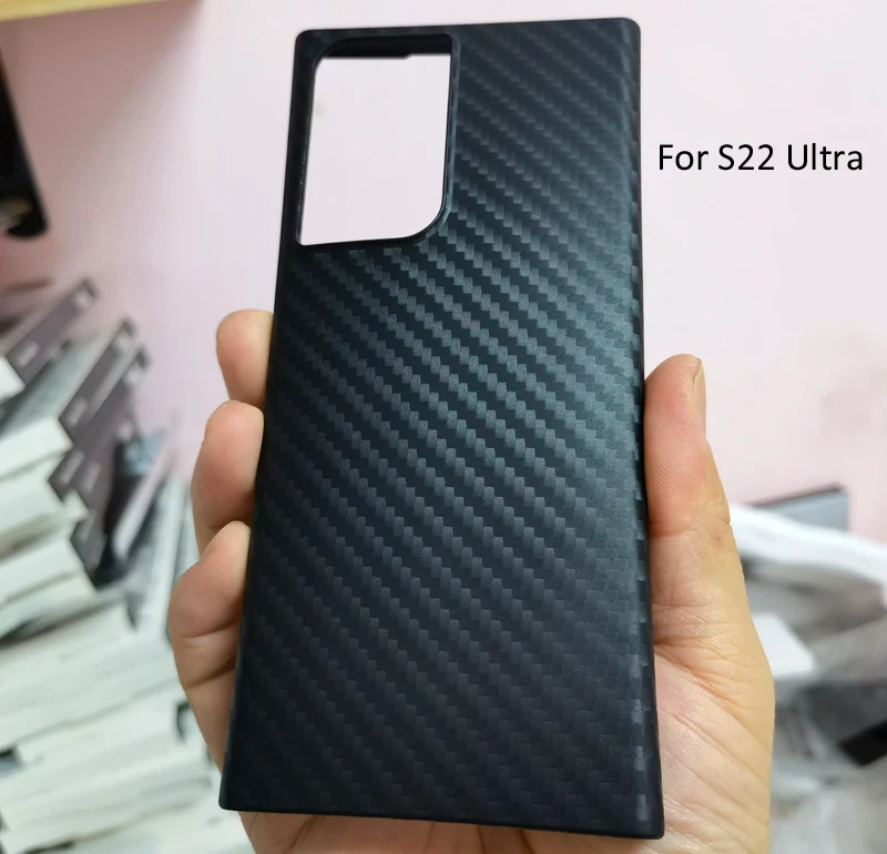 K-Doo Carbon Fiber Case For Samsung Galaxy S22 Ultra Ultrathin PP 0.3mm matte Super Thin Ultra Thin Protective Cover S22 Plus samsung cute phone cover