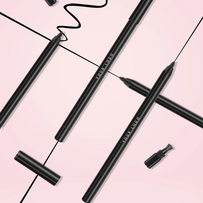 

Wholesale Black Eye Liner Pencil Vegan Natural Sweatproof Waterproof Eyeliner Private Label Makeup For Women High Quality