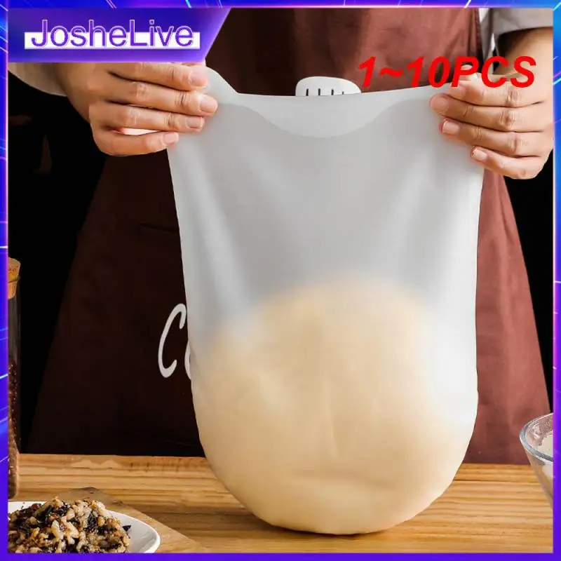 Dough Kneading Bag 1PCS Kitchen Silicone Kneading Bag Multipurpose Flour Mixer Bag Dough For Bread Pastry Pizza Nonstick Baking Accessorites