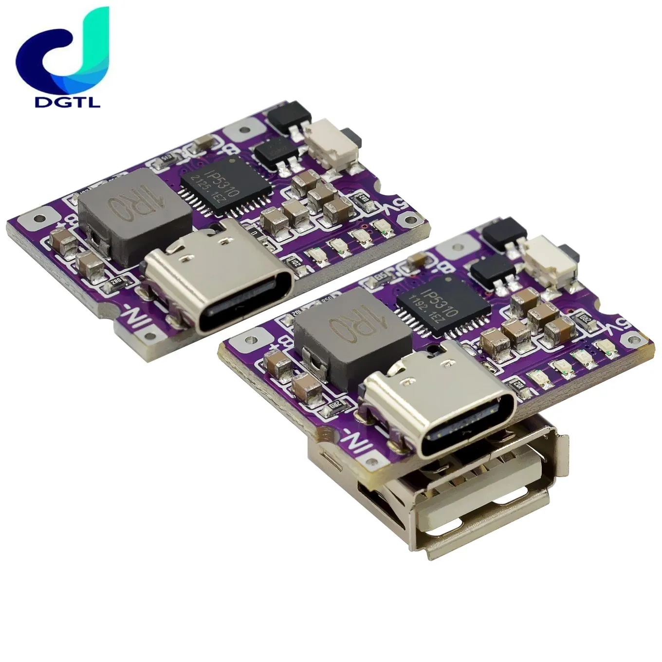 Mini type-C charger motherboard 3A charging and discharging integrated module rechargeable mobile phone 5V to 4.2V