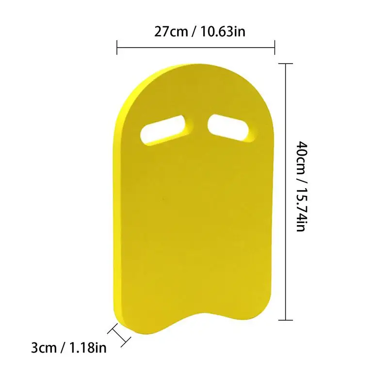 U Shape Kickboard Swimming Beginner Training Aid and Pool Exercise Swimming Board with Anti-Slip Hole Handle for Adults Kids