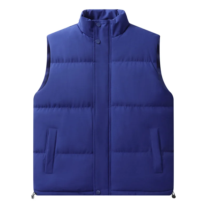 

Sleeveless Vest Coat 2024 Autumn and Winter New Youth Couple Standing Collar Handsome Tank Top Men's Trendy Vest