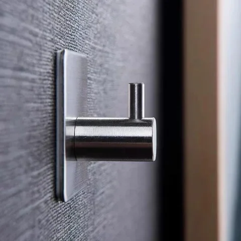 

Metal Self Adhesive Wall Coat Rack Key Holder Rack Towel Hooks Clothes Rack Hanging Stainless Steel Hooks Bathroom Accessories