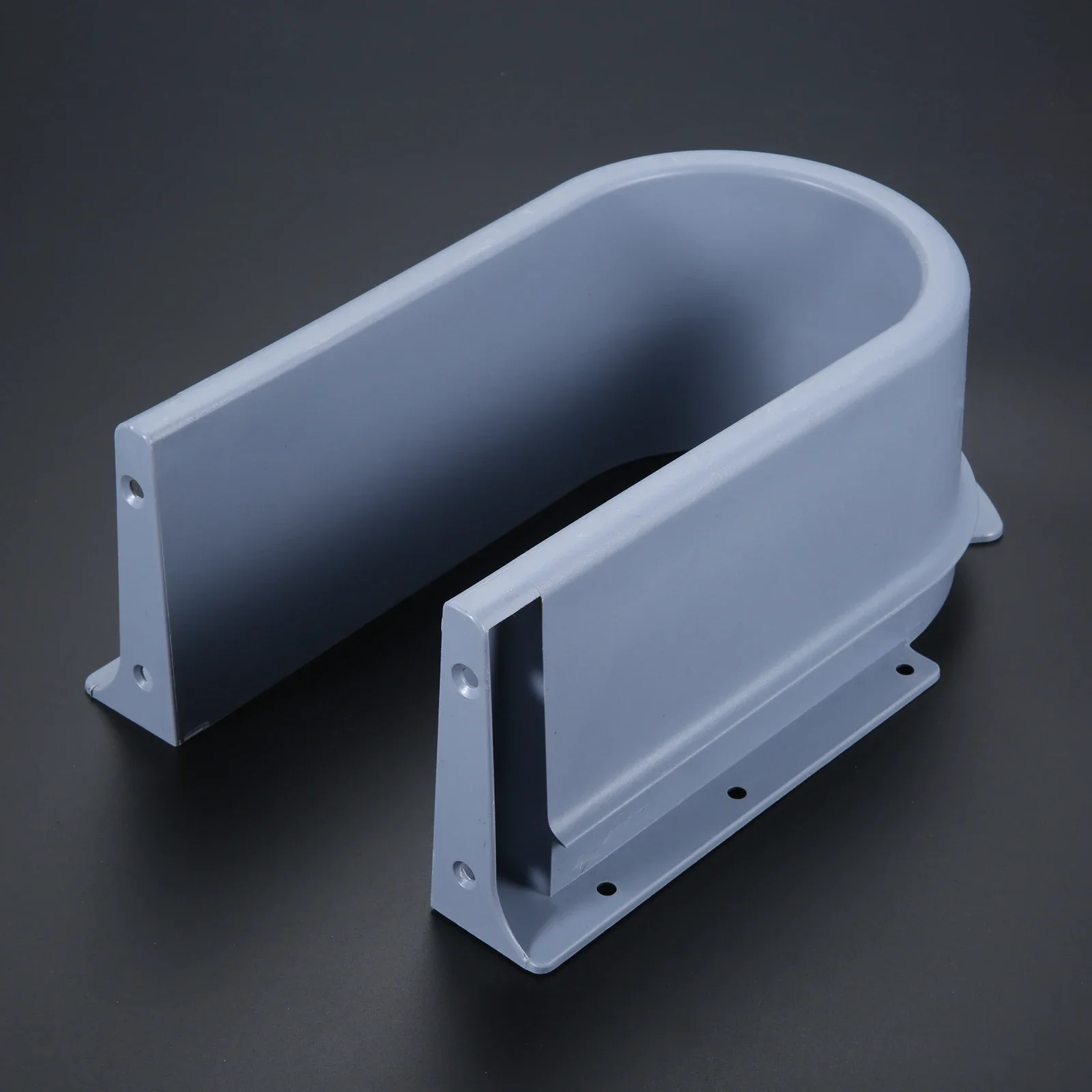 Bathroom Hardware Set Bathroom Hardware Accessories Plumbing Tool Plastic U Shape Sink Drawer Slot Cabinet Recessed Under Sink Drainage Grommet Waterproof Baffle Cutout Cover Bath Kitchen Parts