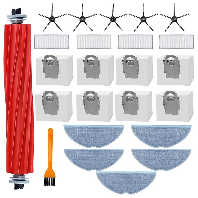 Set Di Accessori Per Roborock S7 Maxv Ultra, Accessori Compatibili Per Sacchetti Antipolvere Roborock S7 Pro Ultra Main Brush