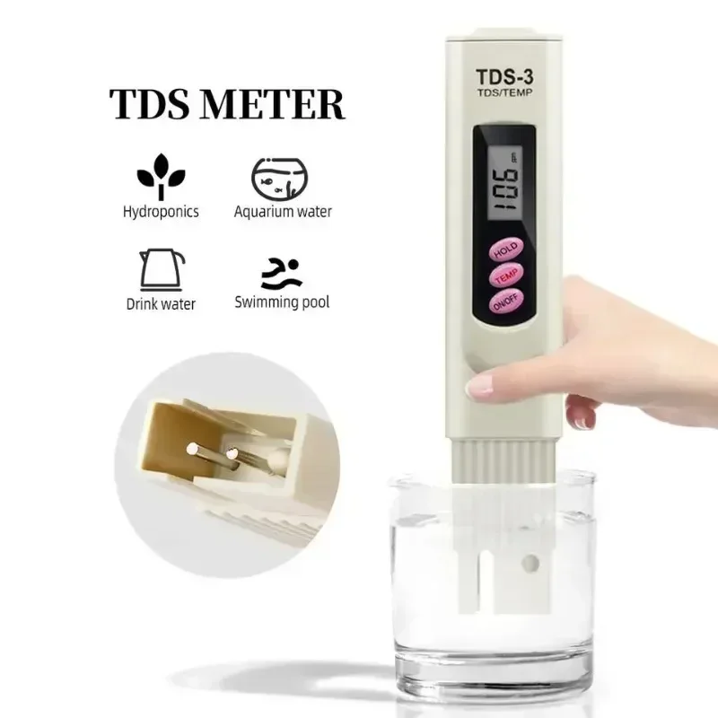

Portable LCD Digital TDS Water Quality Tester Water Testing Pen Filter Meter Measuring Tools Accessory For Aquarium Pool