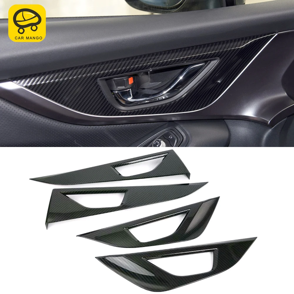 

CarMango для Subaru XV Crosstrek 2018-2023 автомобильные аксессуары внутренняя дверная ручка панель отделка рамка наклейка крышка декоративное литье