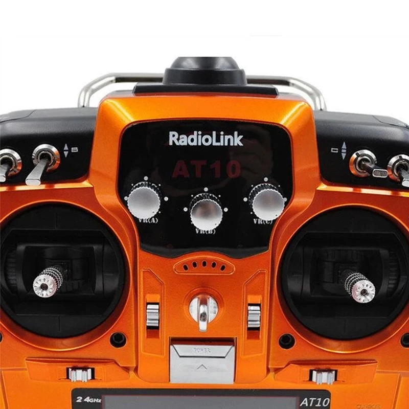 Radiolink AT10II 12CH Émetteur RC + Récepteur R12DS 2.4GHz pour Drone/Avion/Hélicoptère