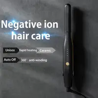 2 In 1 Hair Straightener Curling Iron Mini Pencil Flat Iron for Short Hair Beard StraighteneHome Hair Curlr Ceramic Hair Curlers 2