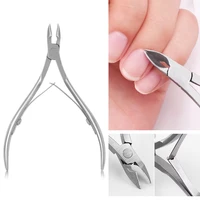 Pince à cuticules professionnelle en acier inoxydable, coupe-ongles, manucure et pédicure, soins, pince coupante, ciseaux de beauté, outils 1