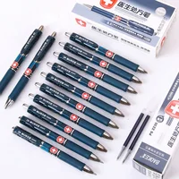 4pcs 0.5mm Doctor Gel Prescription Pen Refill Large Capacity Blue Black Ink Pen Writing Stationery Office School Supplies 1