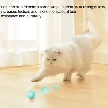 Smart Cat Toys Automatic Rolling Ball Electric Cat Toys Interactive For Cats Training Self-moving Kitten Toys Pet Accessories 6