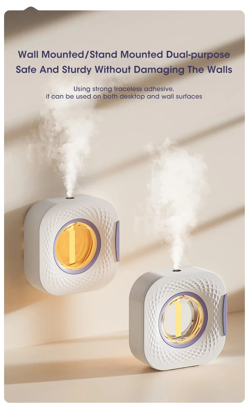 Smart Aroma Diffuser Air Purifier With Digital Display And Gears_voghion.com